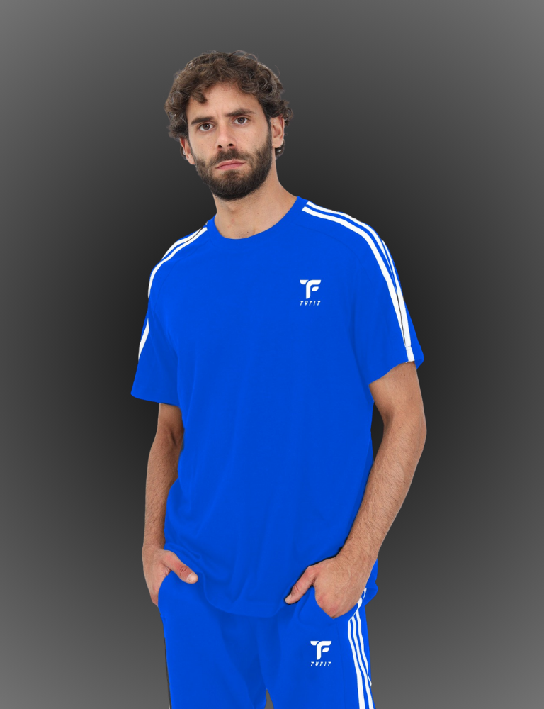 Men Premium Royal Blue T shirt tyfit