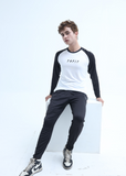 Exclusive full sleeve plain Track Suit white and black combo tyfit