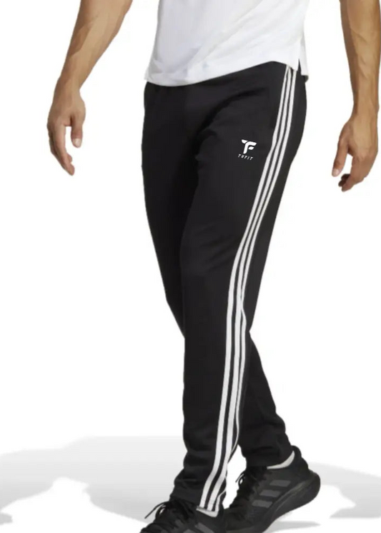 Men  three side stripe Trouser in Dry fit in black tyfit