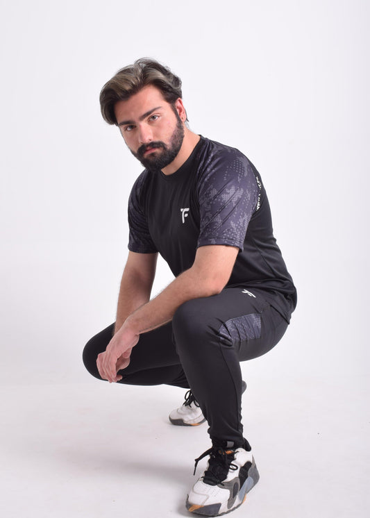 Men Exclusive Track Suit printed half sleeves tyfit