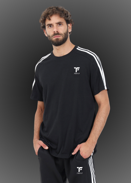 Men Premium Black T shirt tyfit