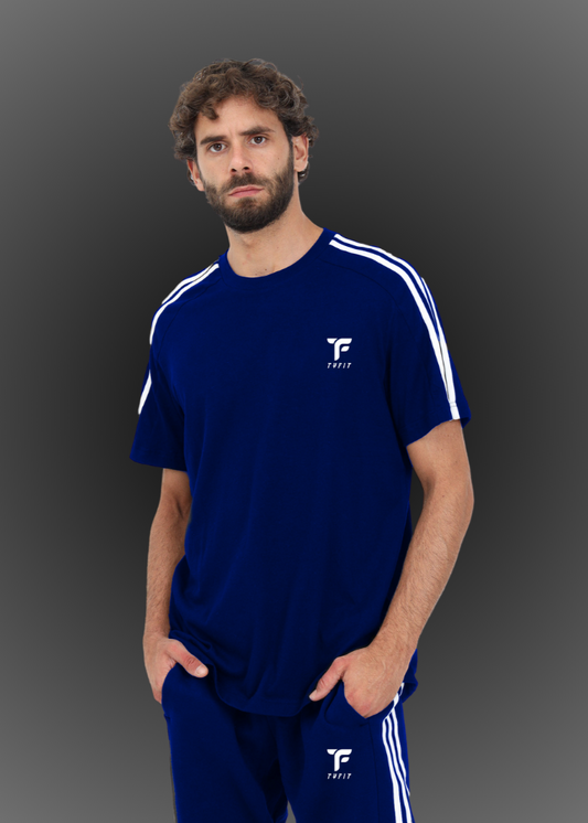 Men Premium Navy Blue T shirt tyfit