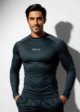 Quick Dry Men Compression Running T Shirt Lycra tyfit